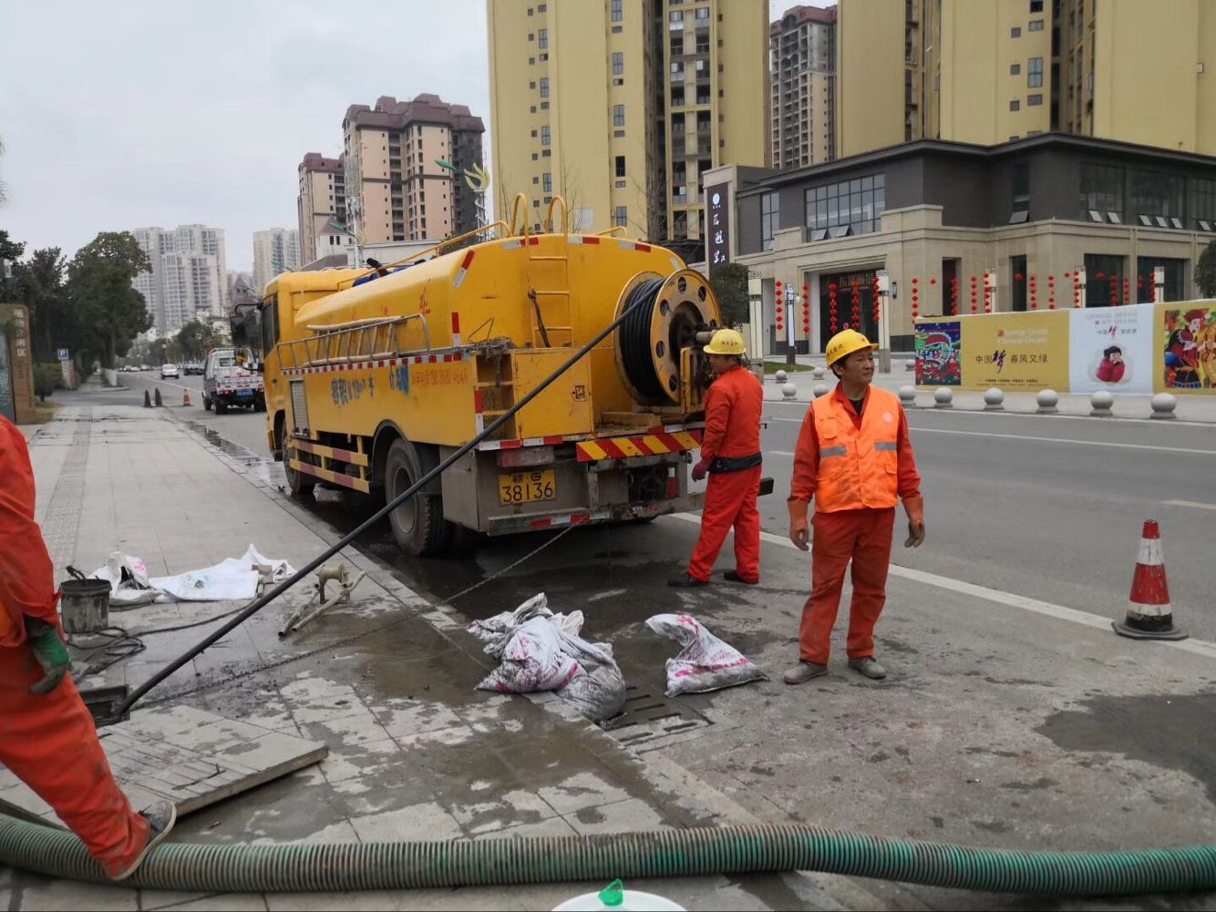 额济纳排污管道清淤-管道清洗